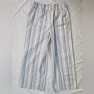 Bearpaw Lined Striped Pajama Pants - 100% Cotton- Kids Size 7/8
